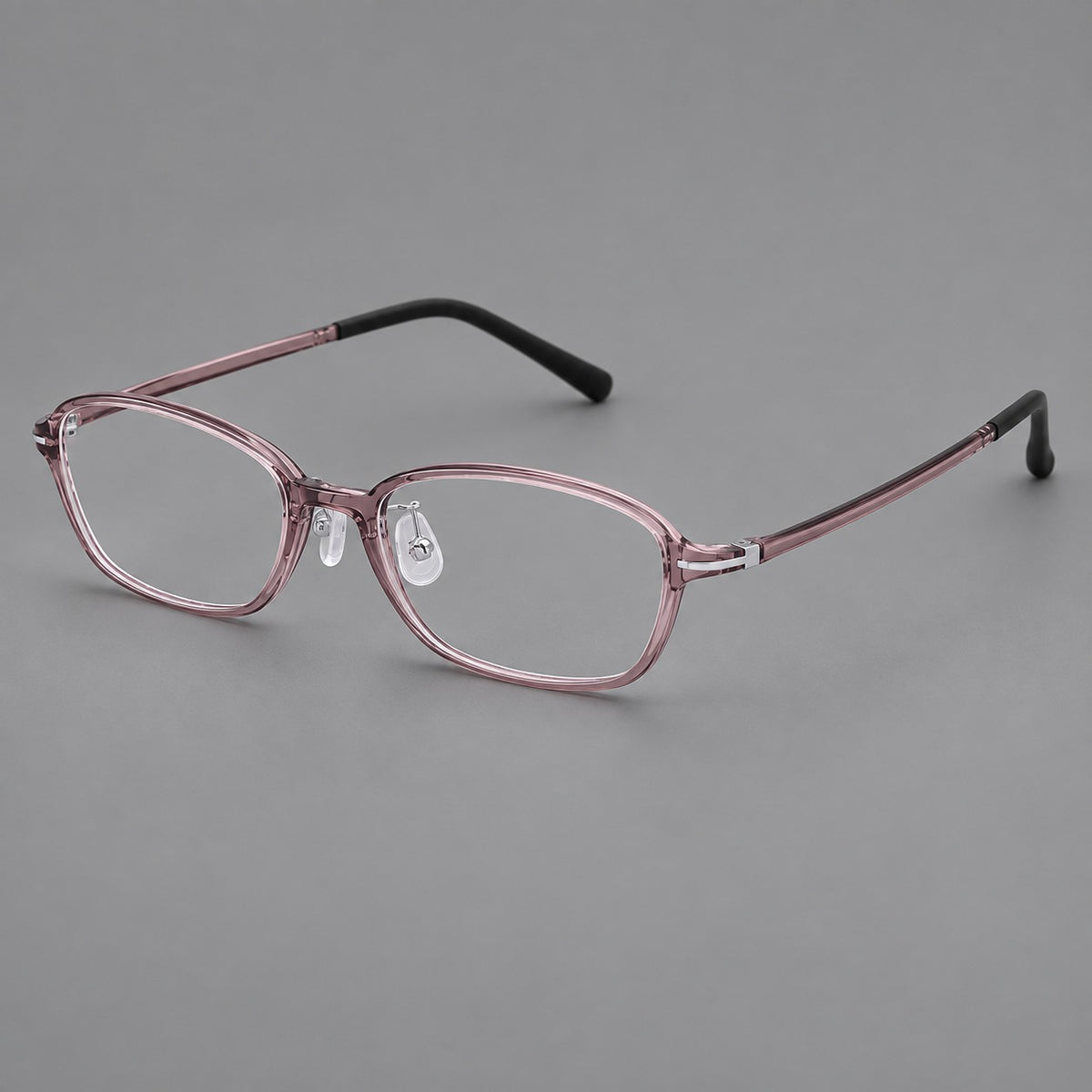 Soft oval plastic eyeglasses with a narrow bridge and gently rounded outer corners — Lilac — Main view [CINILY-JD2026-2211-C12]